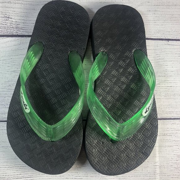 Locals Size 13/1 Original Slippa Flip Flops Green - Picture 1 of 6